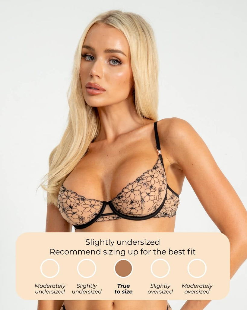 Paris Nude/Black Bra