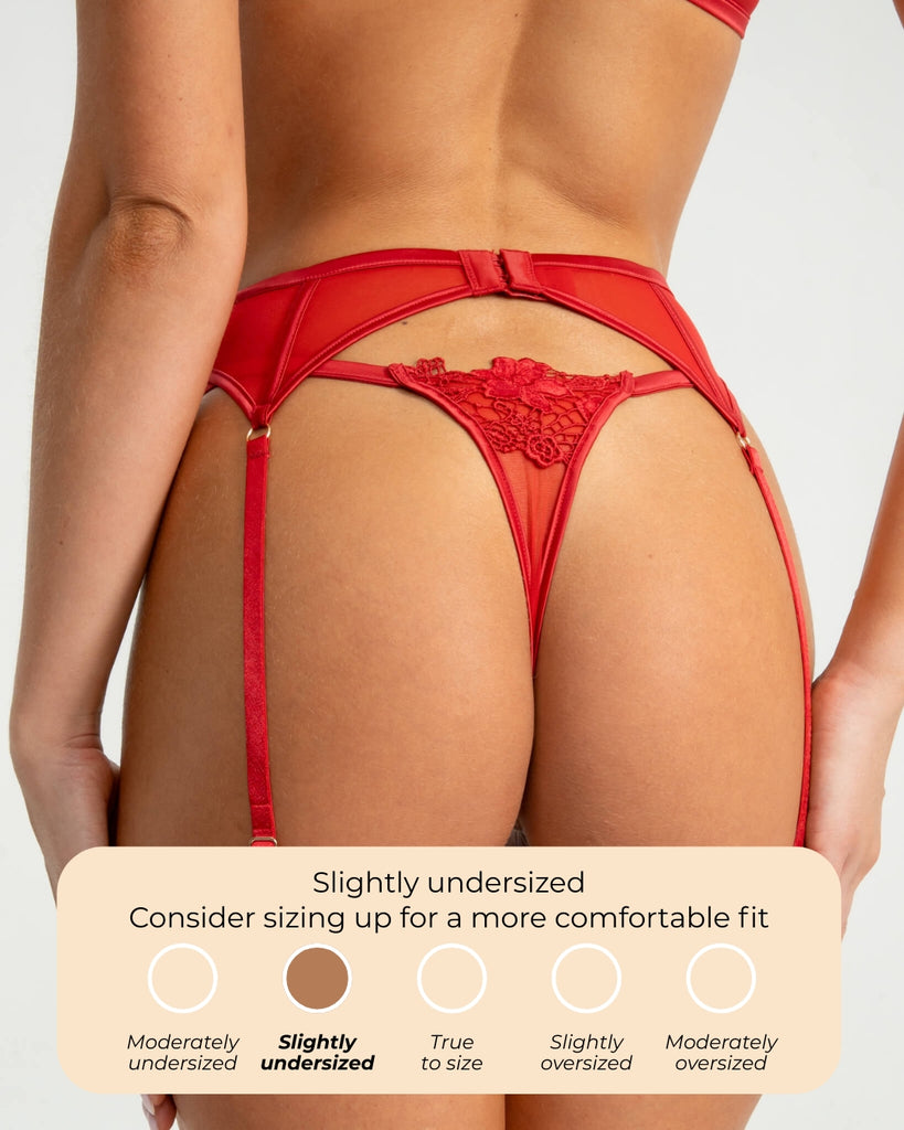 Florence Red Suspender