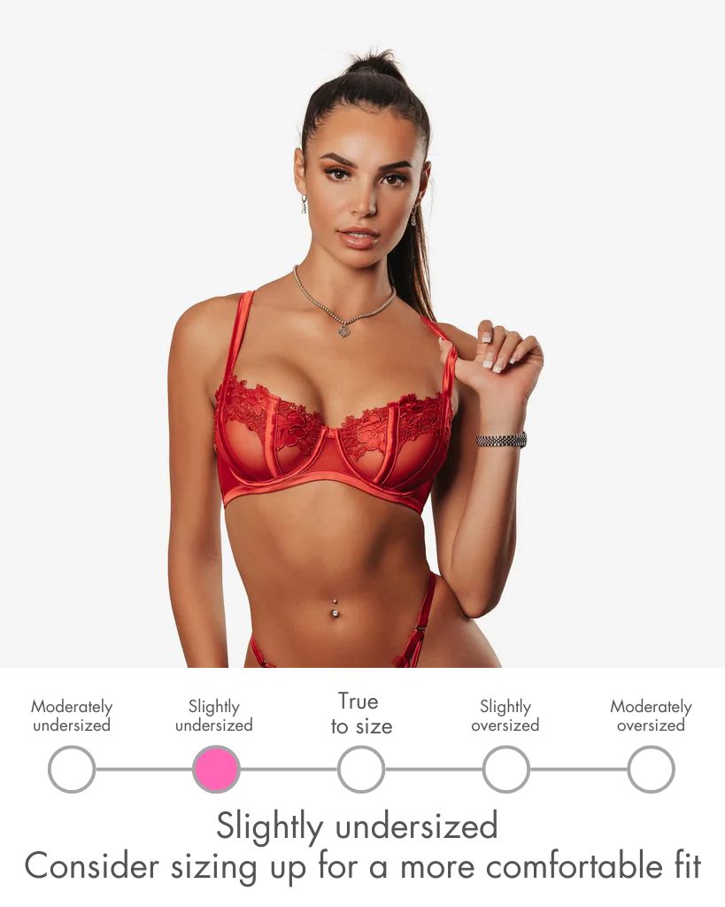 Florence Red Bra