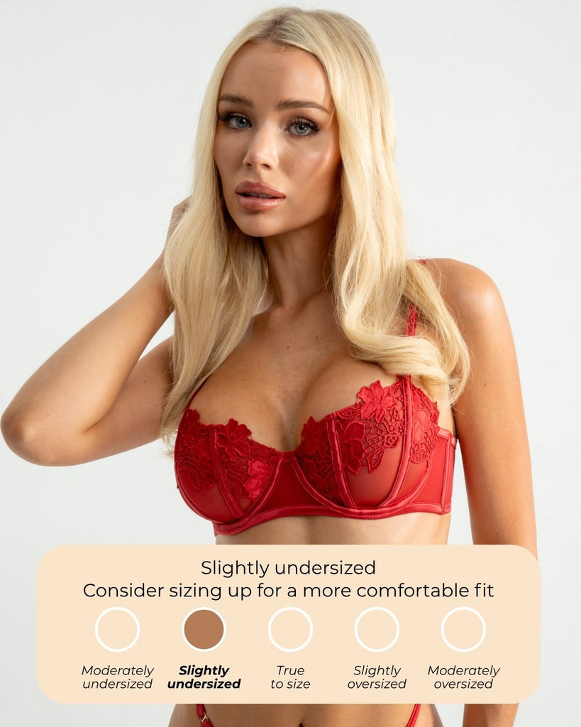 Florence Red Bra